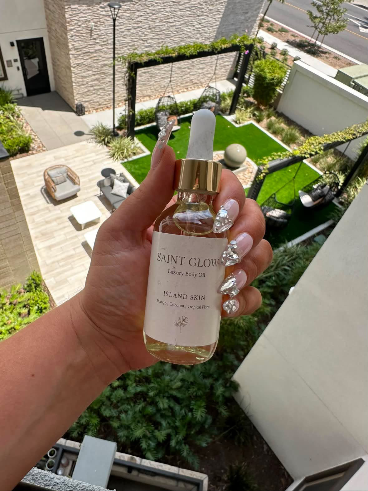 Customer photo of Island Skin body oil